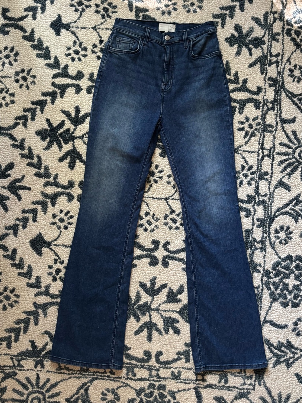 Current/Elliott C/E Medium Wash Kick Flare Jeans Size 28